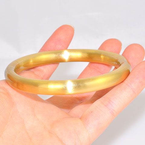 Alchemia Solid Brush Finish Bangle Cuff Bracelet