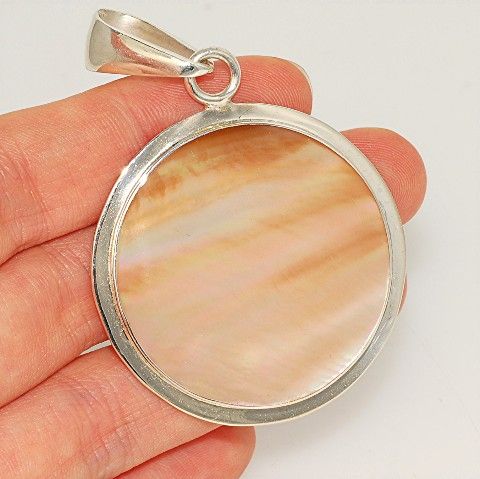 Sterling Silver, Shell Pendant