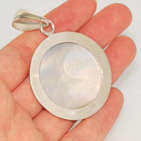 Sterling Silver, Shell Pendant
