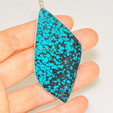 Sterling Silver Turquoise Pendant