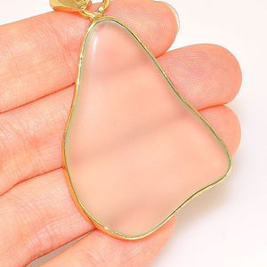 Charles Albert Alchemia Pale Green Beach Glass Pendant