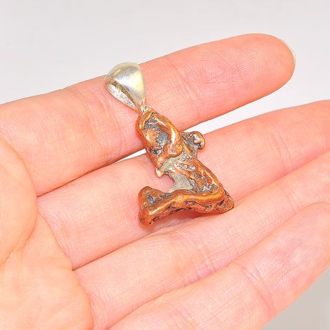 Sterling Silver Copper Pendant