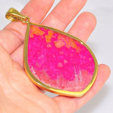 Charles Albert Alchemia Pink Druzy Pendant