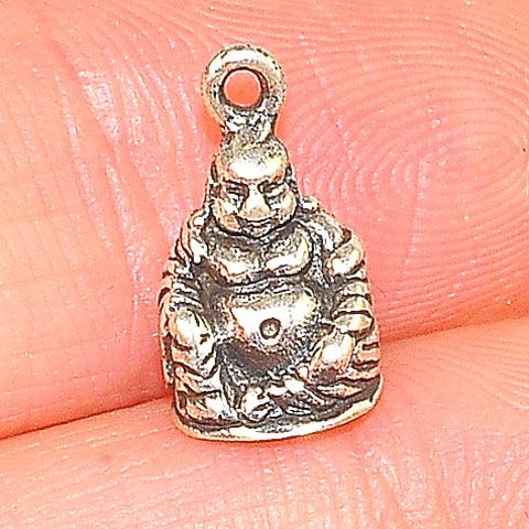 Sterling Silver Tibetan Buddha Pendant