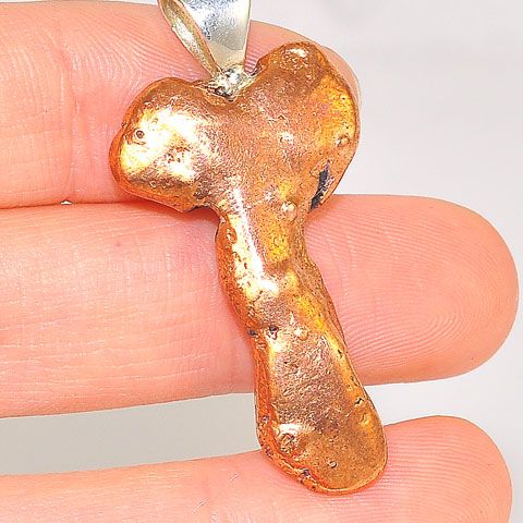 Sterling Silver Copper Pendant