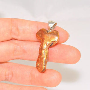 Sterling Silver Copper Pendant