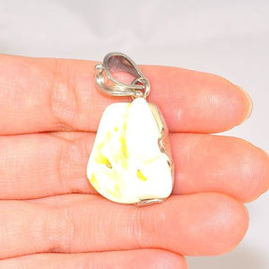 Sterling Silver Baltic Butterscotch Amber Pendant