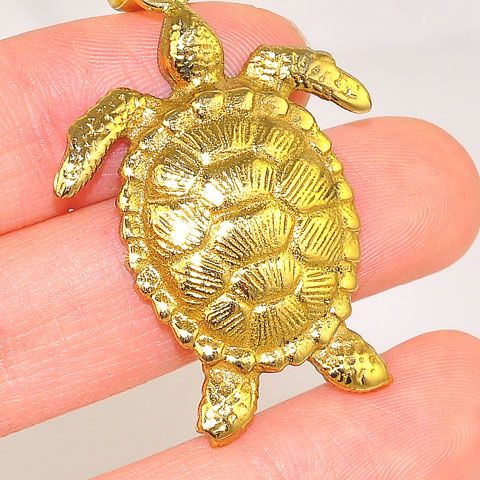 Charles Albert Alchemia Turtle Pendant