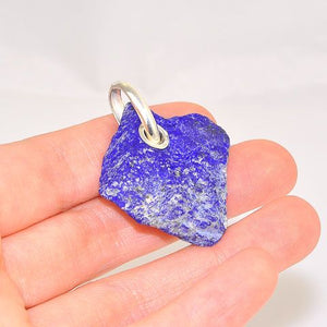 Sterling Silver 45.4-Carats Lapis Lazuli Pendant