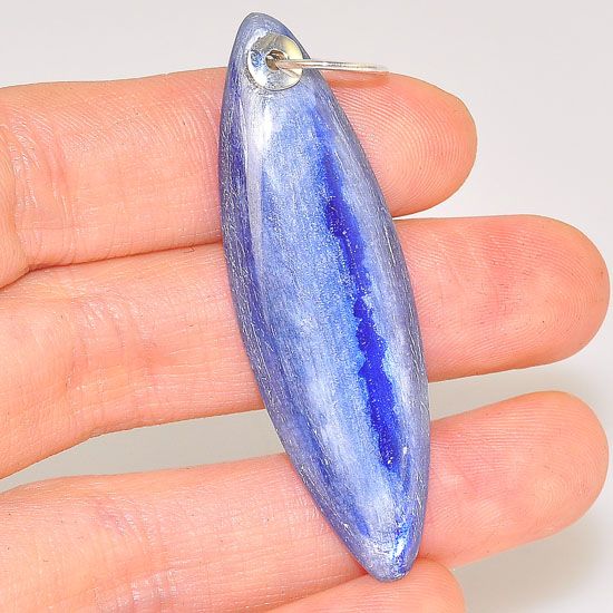 Sterling Silver Kyanite Marquise Pendant