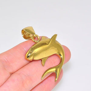 Charles Albert Alchemia Carved Swimming Shark Pendant