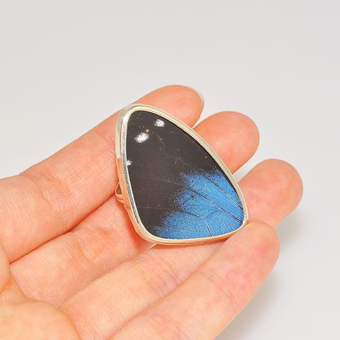 Sterling Silver Butterfly Wing Ring