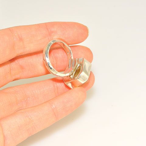 Sterling Silver Rutilated Quartz Ring