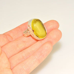 Sterling Silver Baltic Amber Ring