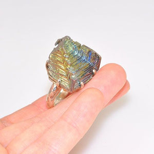 Sterling Silver Bismuth Ring