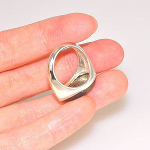 Sterling Silver Labradorite Pear Ring