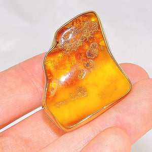 Charles Albert Alchemia Baltic Honey Amber Ring